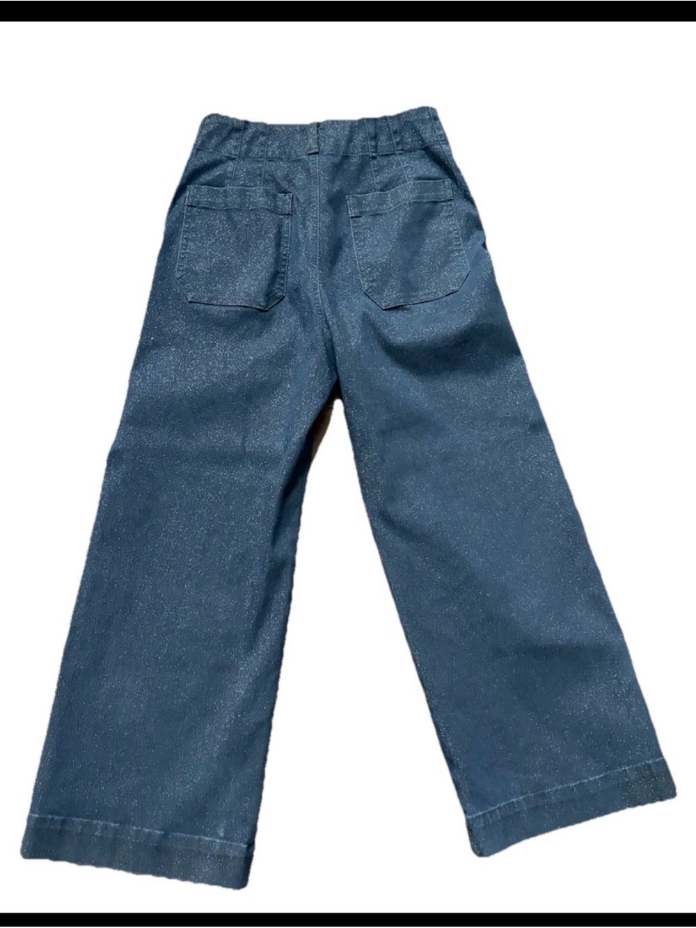 Maeve Sparkle Indigo Wide Leg Jeans - Picture 13 of 13